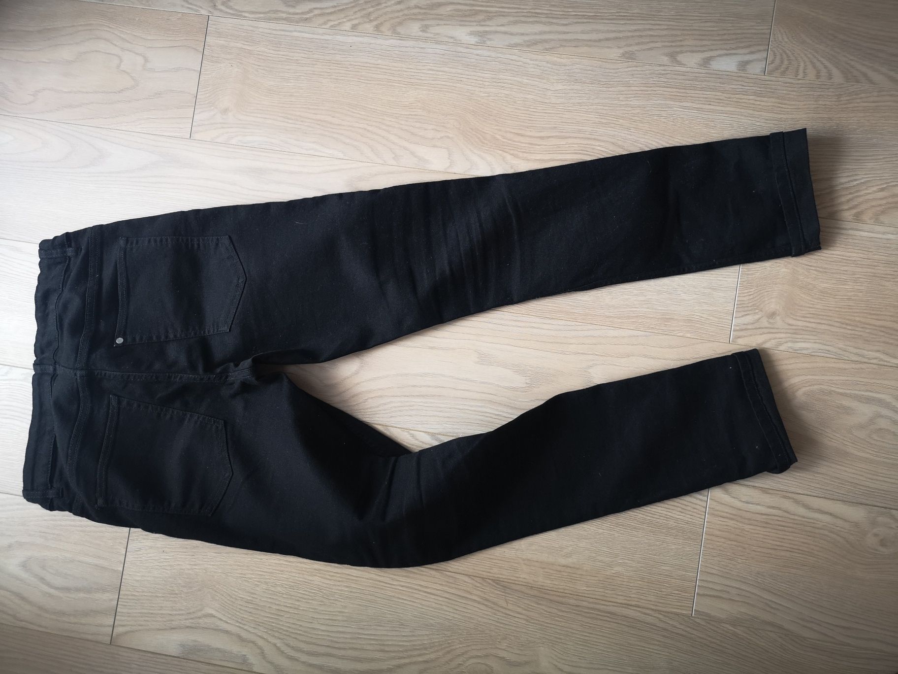 Spodnie H&m jeansowe skinny fit 164 z gumką