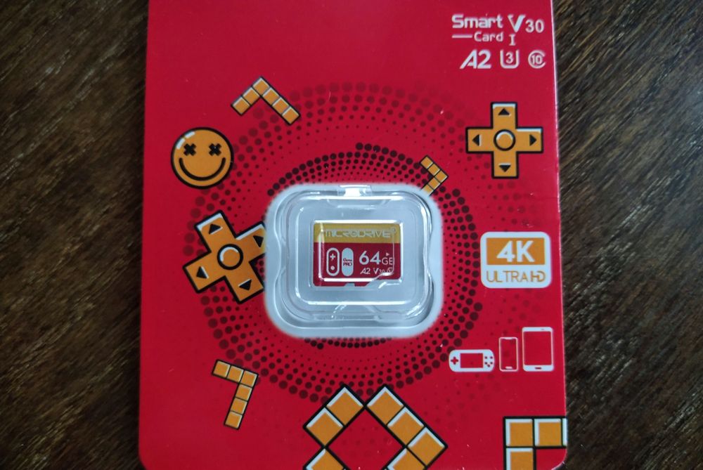 Новая карта памяти microSDXC 64Gb MICRODRIVE (Class 10 UHS-I A2)