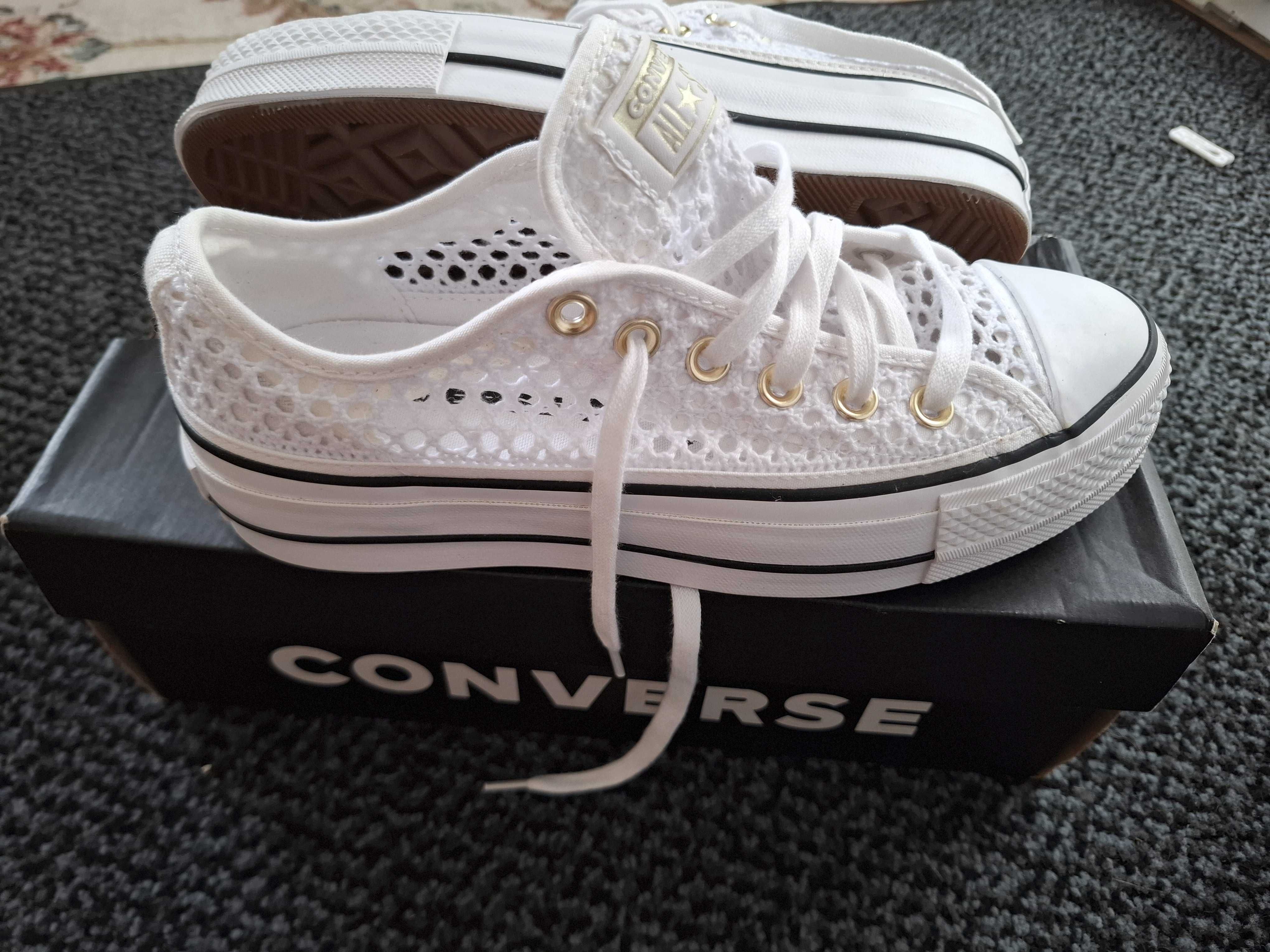 CONVERSE ALL STAR ażurowe NOWE trampki r.38