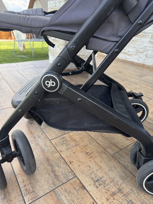 Wózek spacerowy składany GB golf Qbit plus Allegro citi black składany