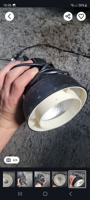 Stara lampa prl  sprawna