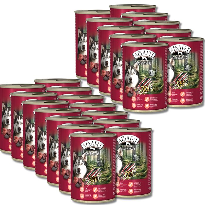 Abart Delicious  dla psa 24x415g Wołowina w galaretce  3,99zł/szt