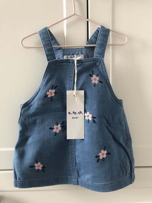 NOWA Spódniczka ogrodniczka jeansowa