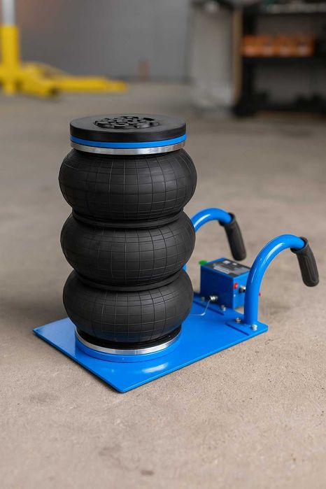 Podnośnik 3,5T Wzmocniony Pneumatyczny Bałwanek guma Lewarek Poduszka