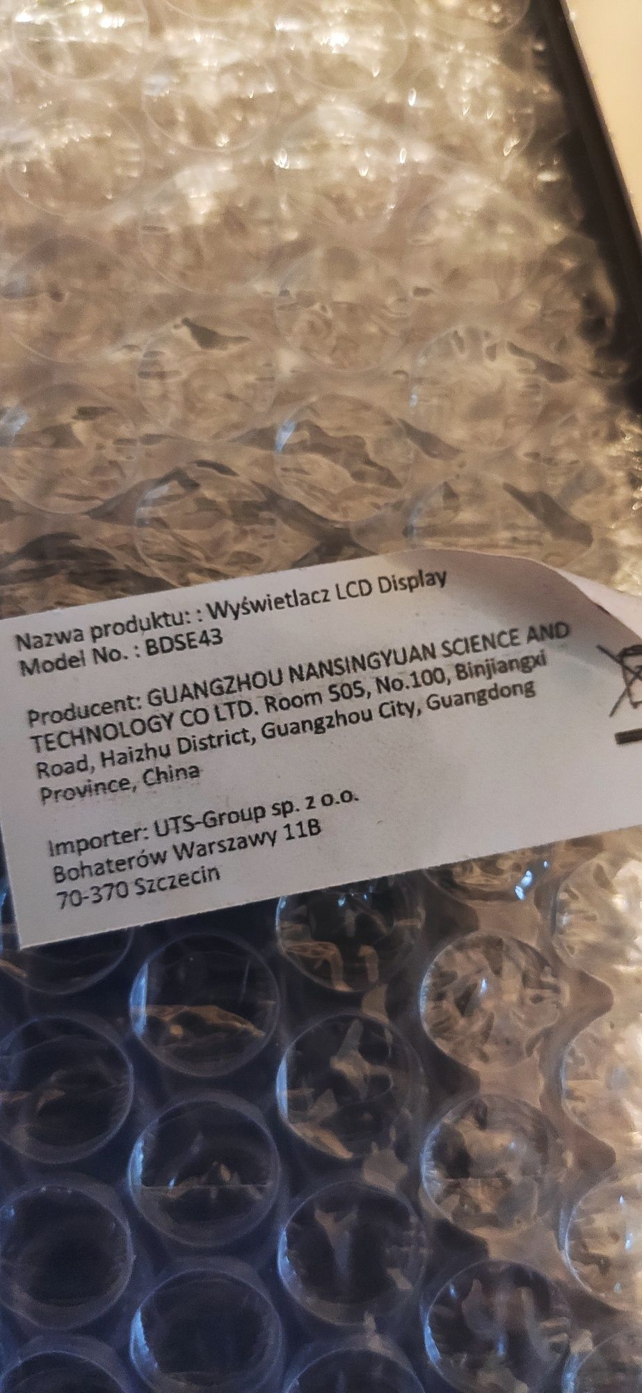 Wyświetlacz ekran LCD