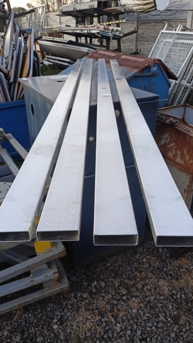 Profil aluminiowy 77mmx25mm 305cm burty konstrukcja płot półki zabudow
