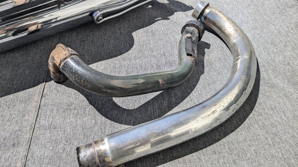 Linha completa Escape Original Yamaha Virago 1100 e 750