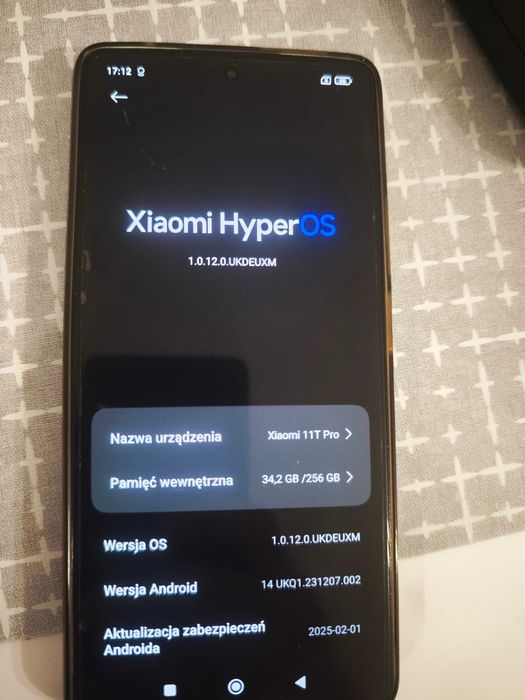 Xiaomi 11T Pro wersja 256 GB - stan bardzo dobry