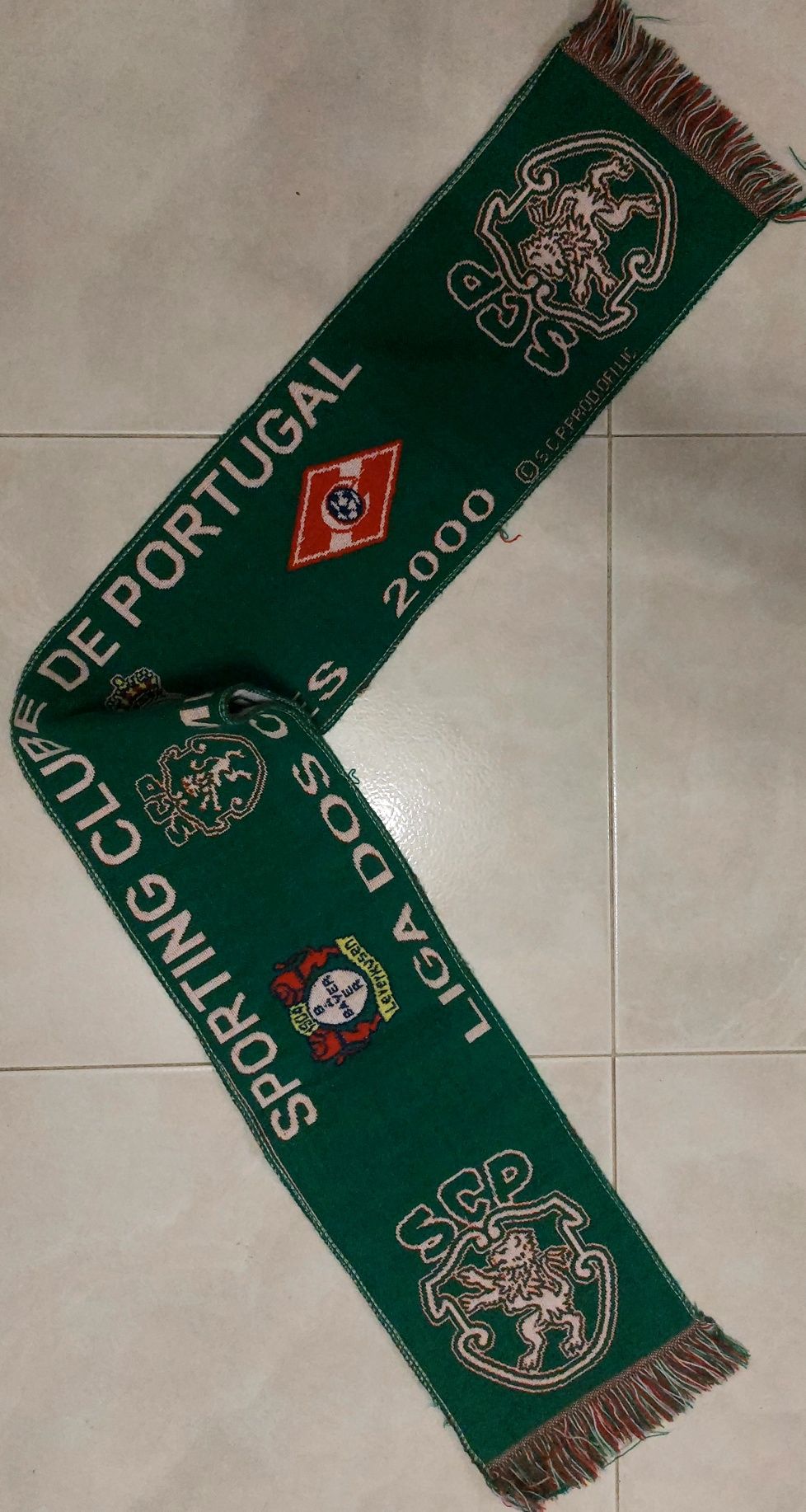 Cachecol do Sporting  liga fos Campeóes