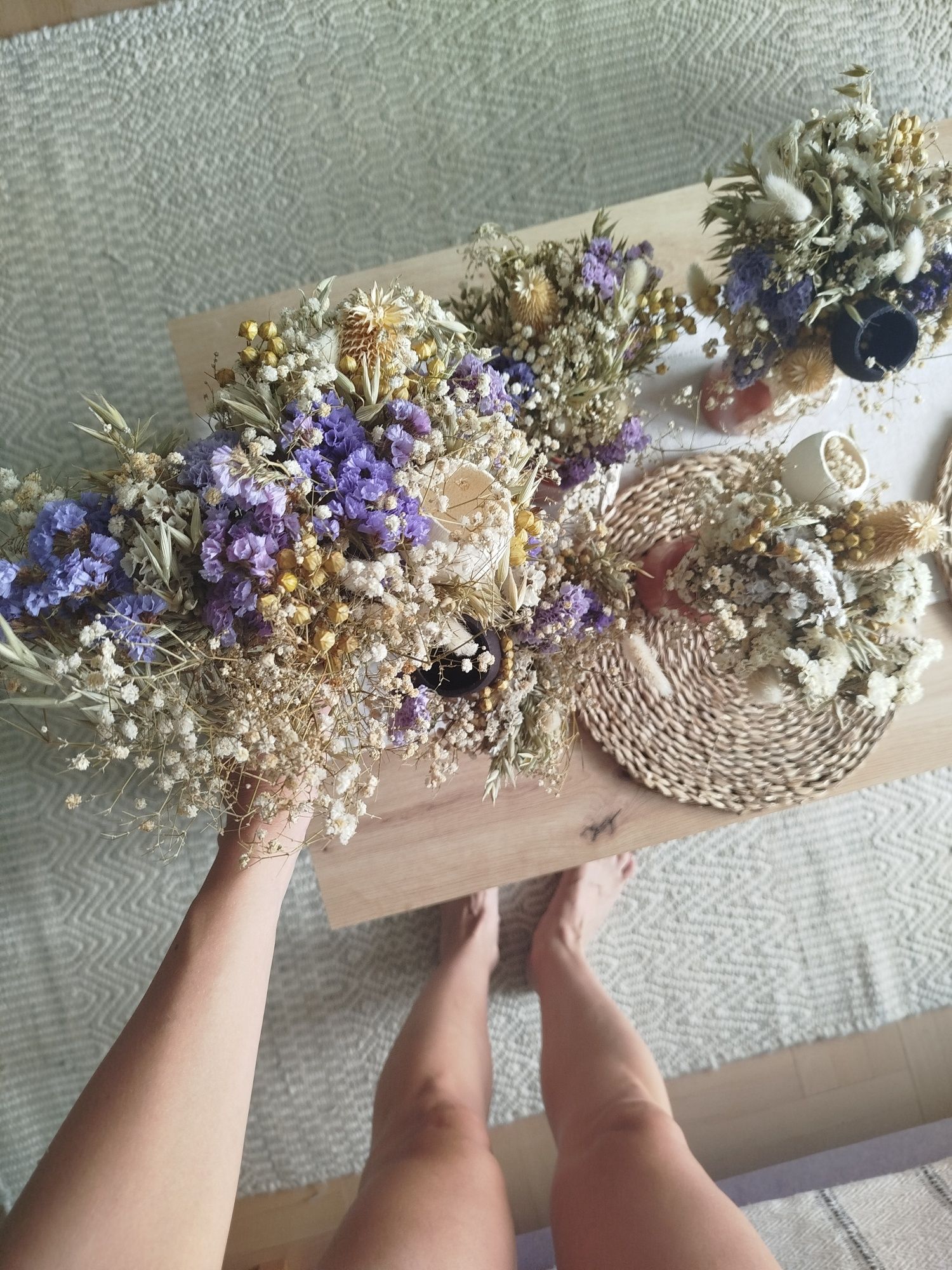 Pozostałości z wesela w stylu Boho
