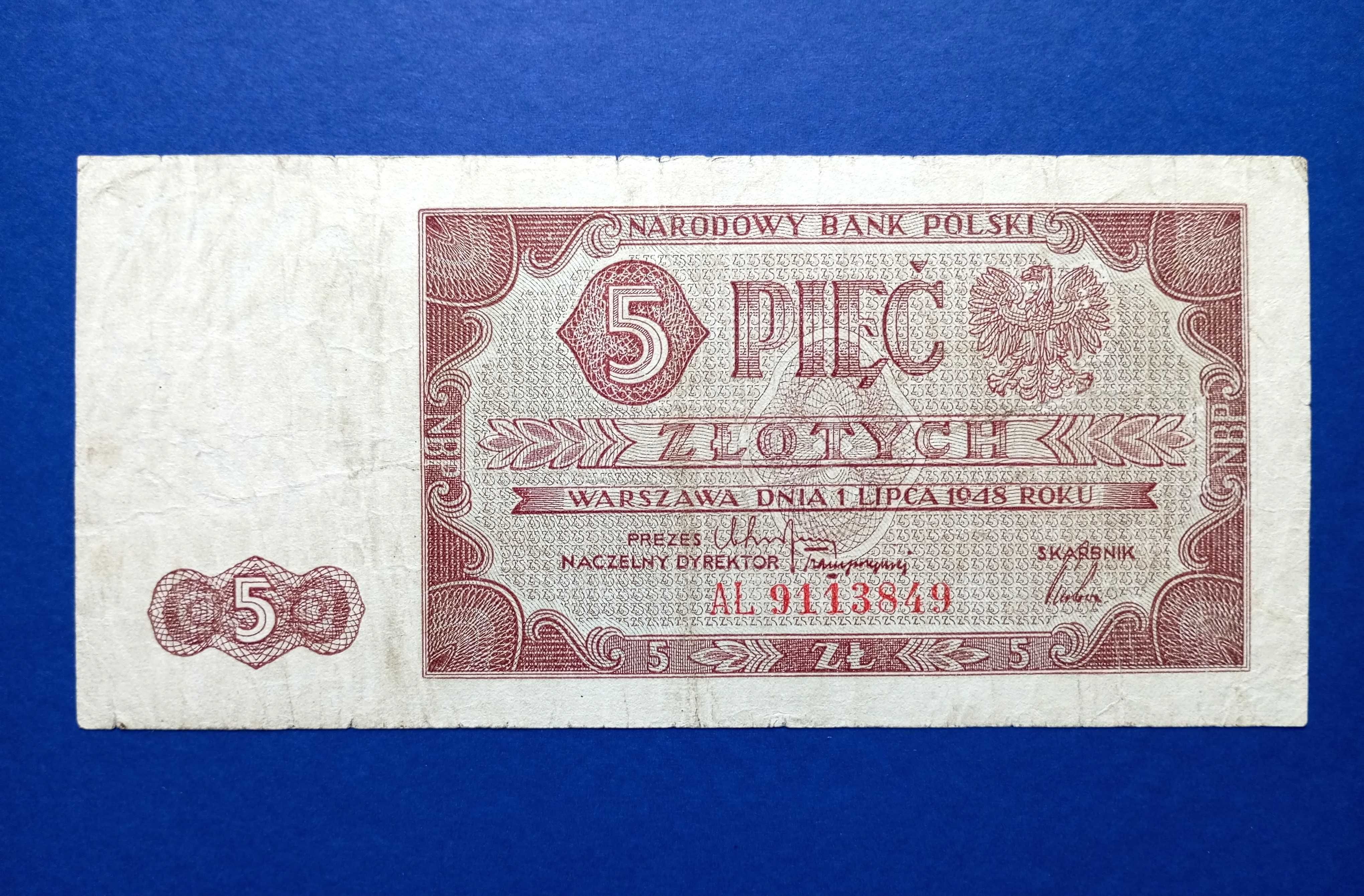 5 zł 1948  - AŁ -