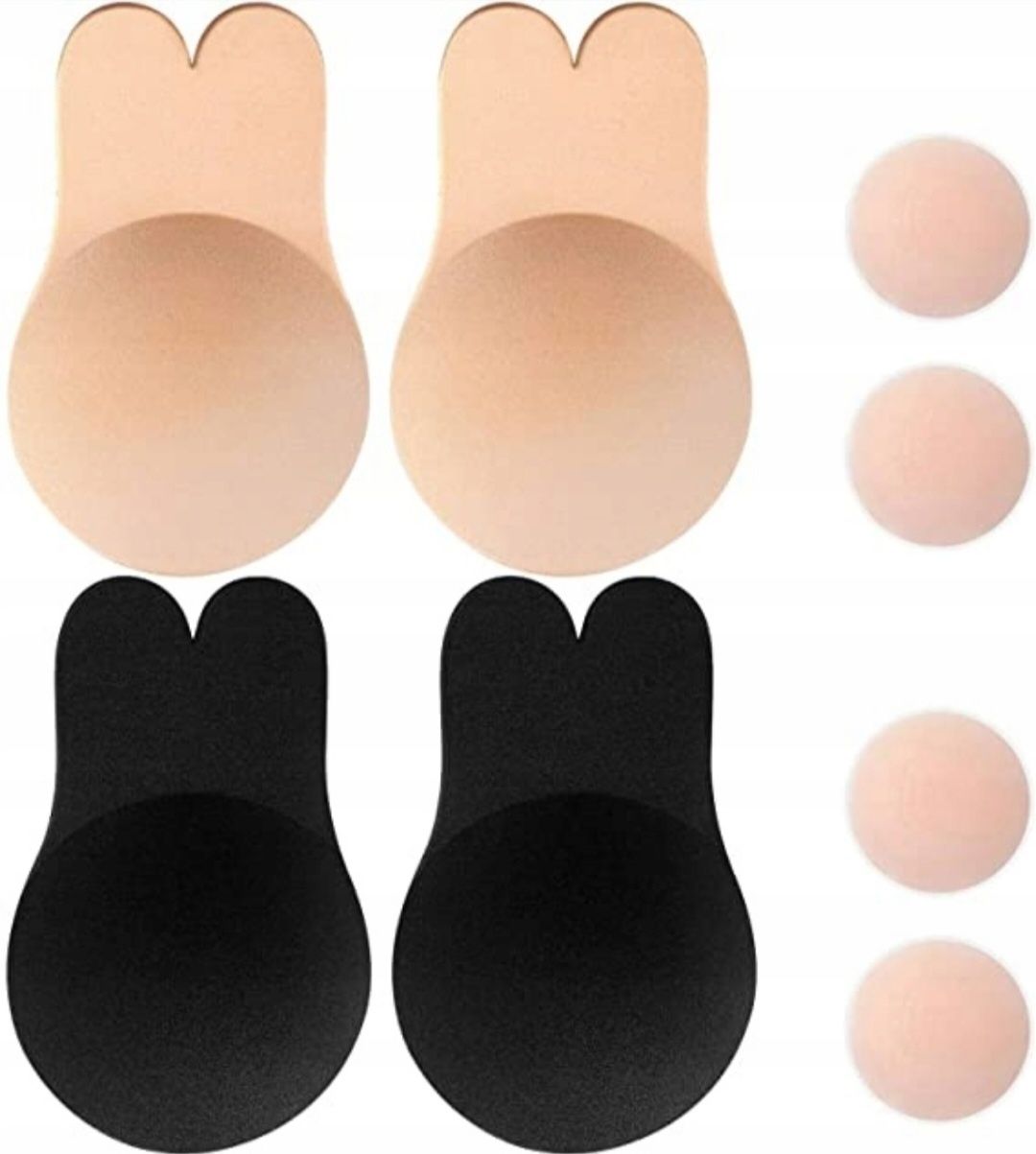 Nakładki Push-up, naklejki na sutki podnoszące L/XL, 2 pary