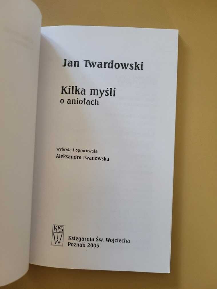 Kilka myśli o aniołach Jan Twardowski