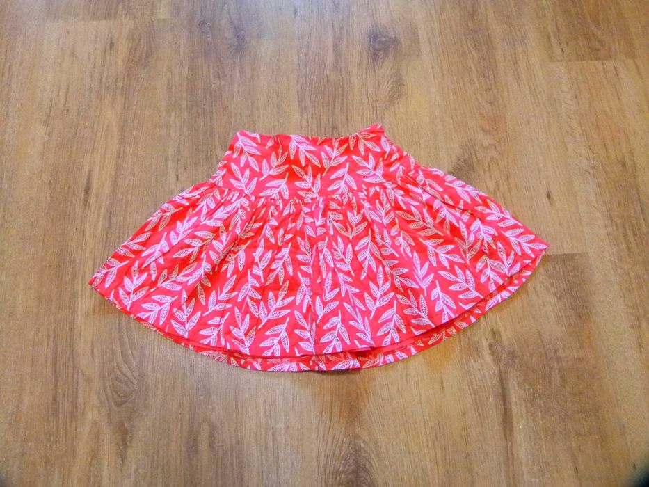 rozm 116 Okaidi spódniczka pomarańczowa liście