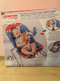 Шезлонг качалка Fisher Price с легкой вибрацией