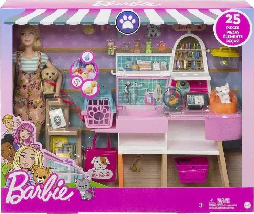 ОРИГИНАЛ! Лялька Барби Зоомагазин Barbie Doll and Pet Boutique Playset