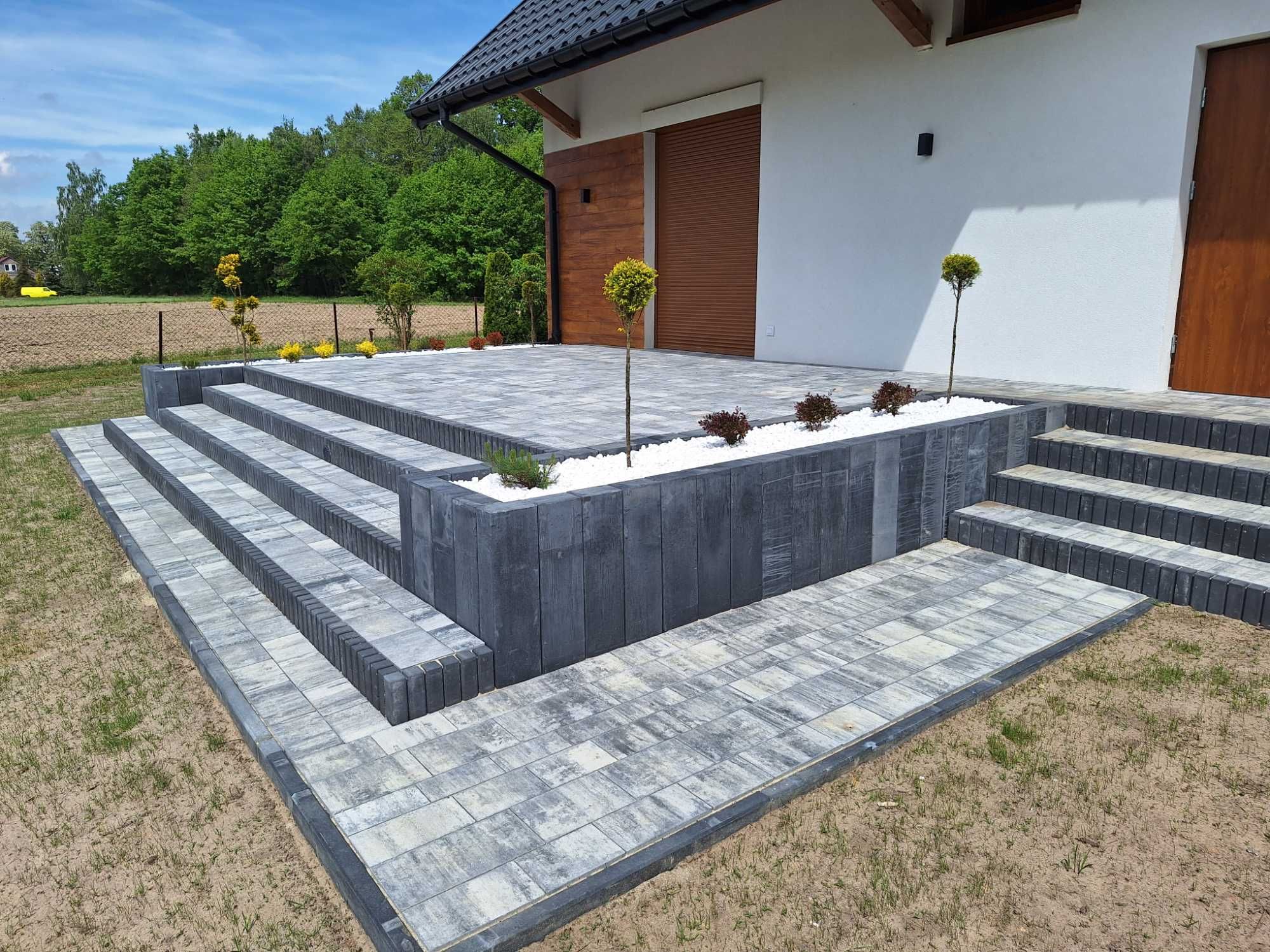 Brukarstwo, układanie kostki brukowej