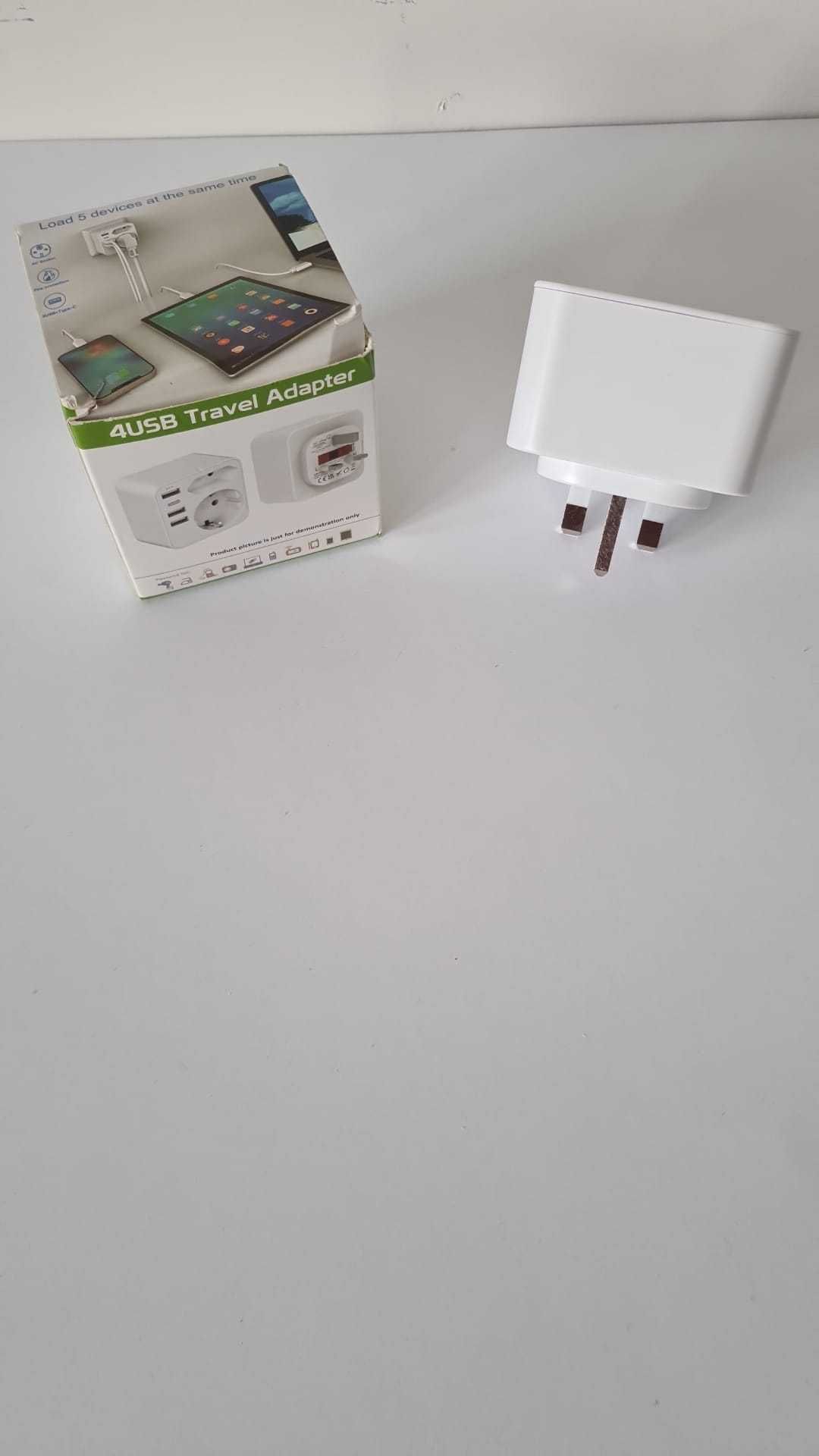 Adapter podróżny ładowarka USA Niemcy 4 USB SP-175A4C SPM286