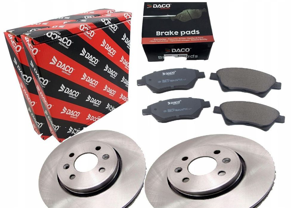 TARCZE KLOCKI PRZÓD RENAULT SCENIC II MEGANE II