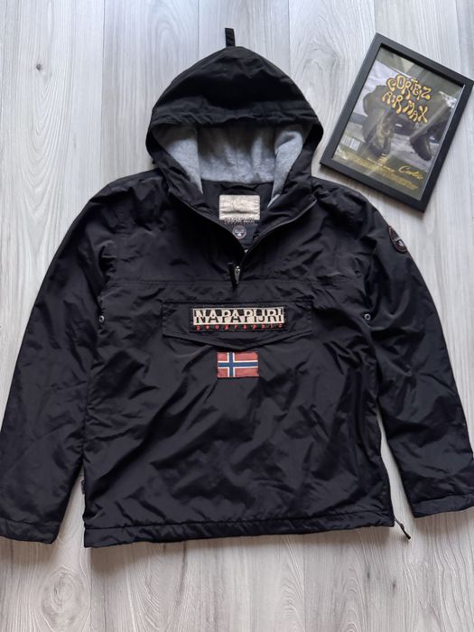 Napapijri anorak kurtka fleece zimowa podrózna