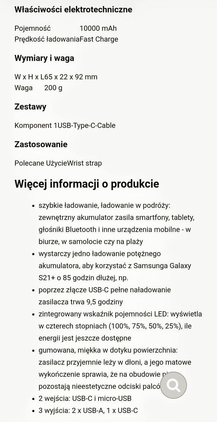 Hama super power bank,nowy, nie używany