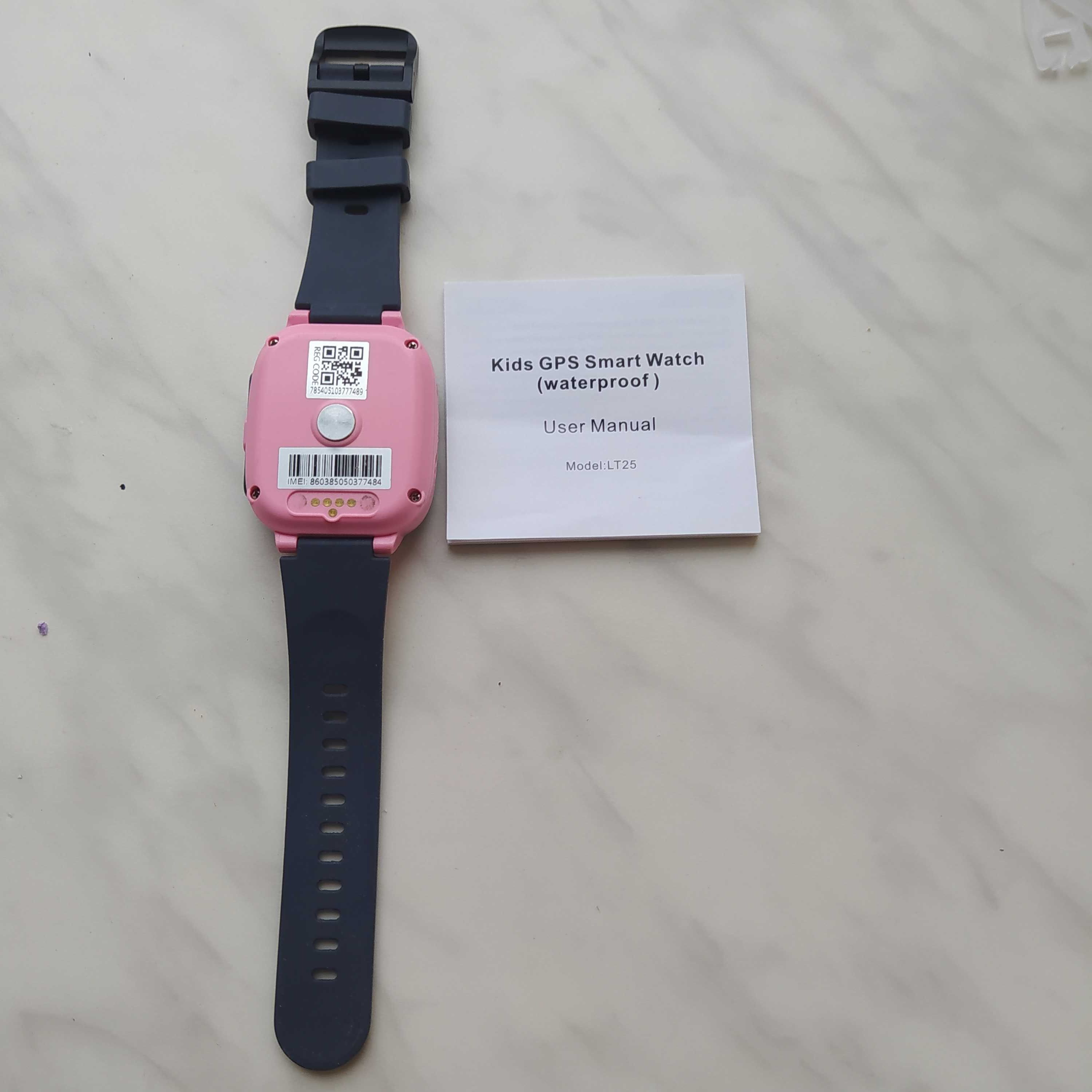 Дитячий смарт годинник-телефон Lemfo LT25 Pink з GPS і підтримкою 4G