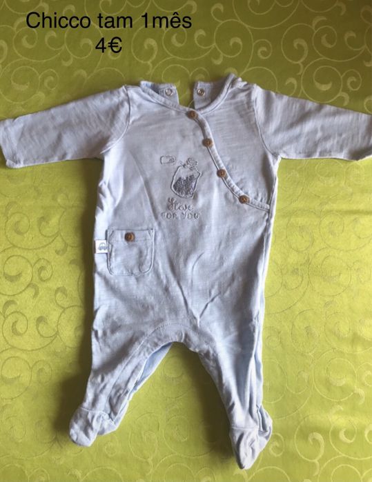 Vários Babygrow 1mês