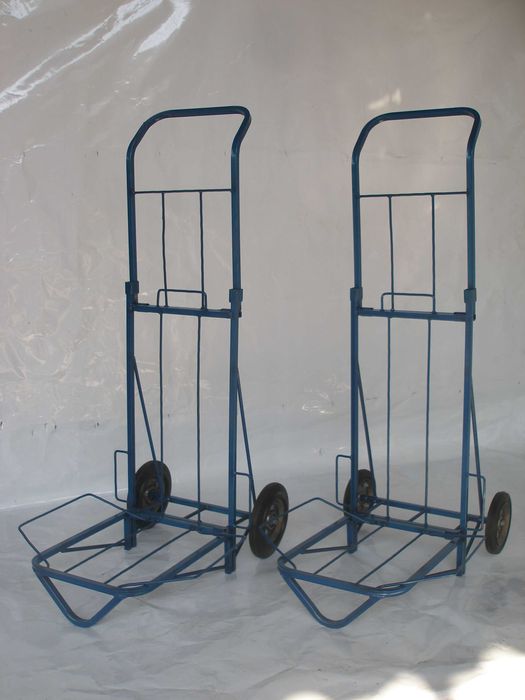 Візок вантажний складний, колеса металеві на підшипнику 160/200 мм