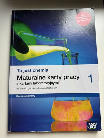 To jest chemia maturalne karty pracy 1 zakres rozszerzony