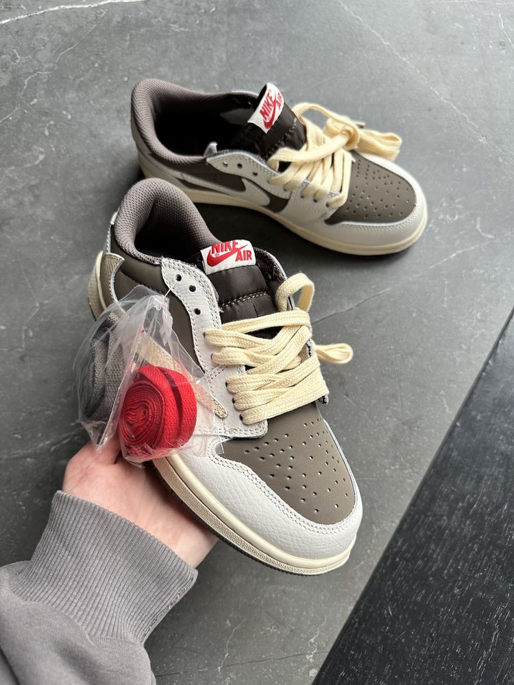 Кроссовки Nike Air Jordan 1 Retro Low Og Sp Travis Scott Reverse Mocha