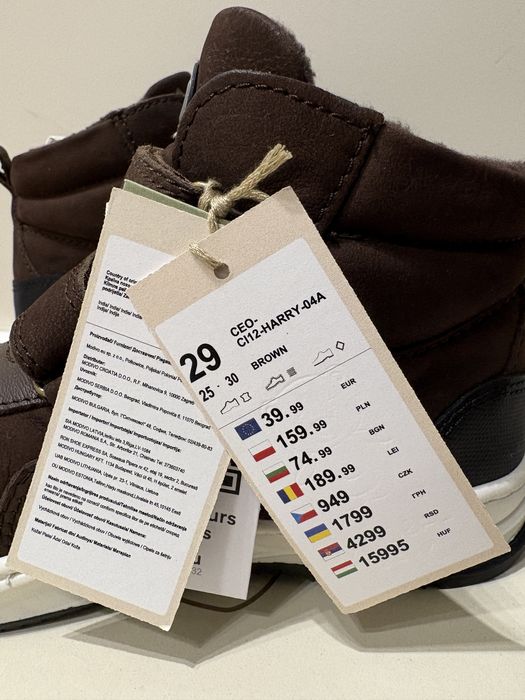 Trzewiki skórzane ocieplane Lasocki r. 29