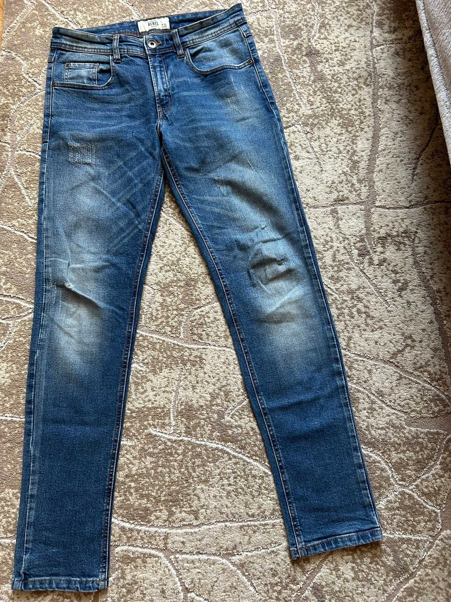 Spodnie jeansowe męskie W30 L32