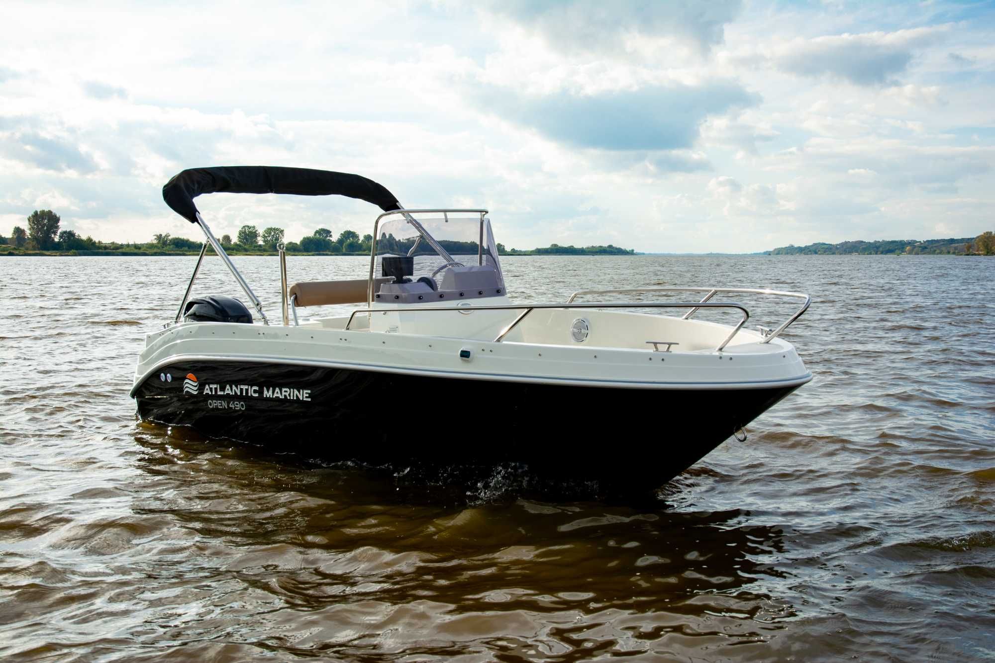 Nowa łódź Atlantic Marine 490 silnik Mercury F60 ELPT przyczepa PP1100