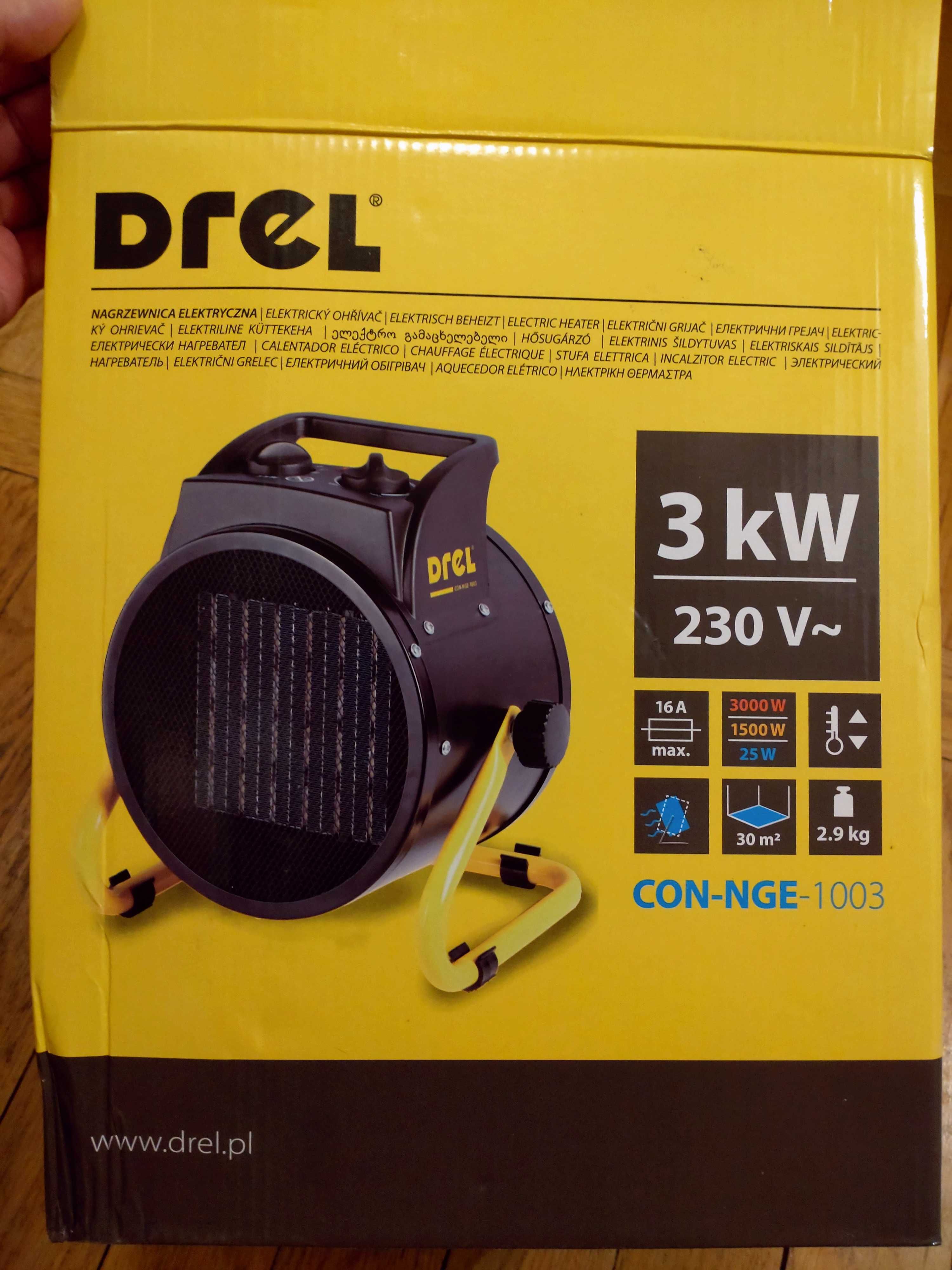 Nagrzewnica elektryczna DREL 3kW.