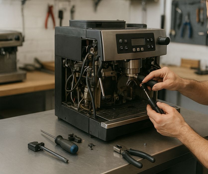 Naprawa ekspresów do kawy i małego AGD - SZYBKO i Solodnie