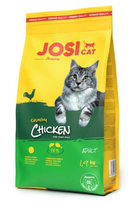 JosiCat Crunchy Chicken sucha karma dla kotów z kurczakiem 1,9kg