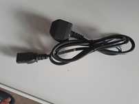 Kabel zasilający 10A 250 V WTYCZKA UK  1,5m nowy