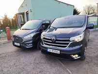 Ford Custom 9 osobowy, Renault trafic