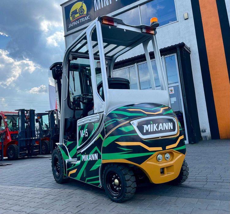 Wózek Widłowy Elektryczny 1,5T MIKANN, Maszt 4.5m,Triplex, Japan Trak