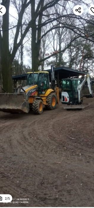 Usługi koparka koparko ładowarka szamba kompleksowo ziemia kruszywa