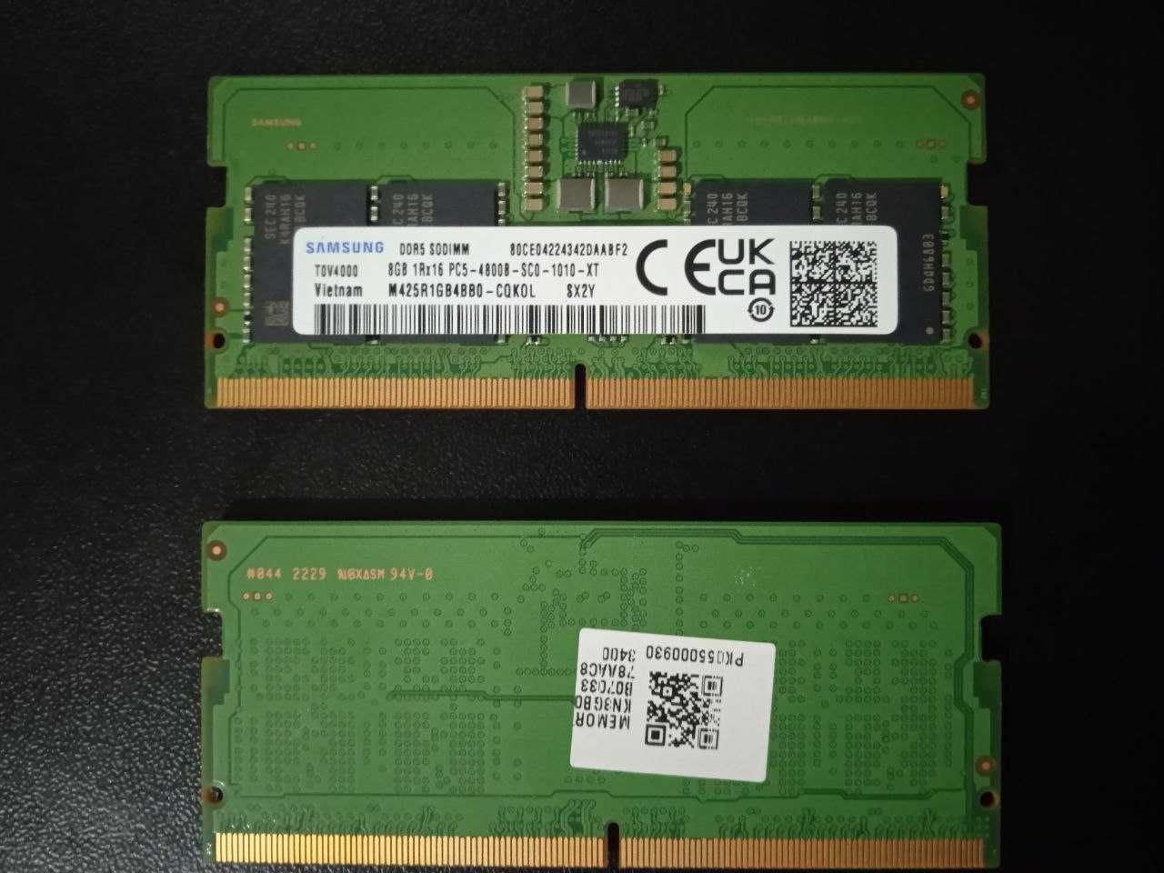 Модуль пам'яті для ноутбука SoDIMM DDR5 16GB 4800 MHz Samsung