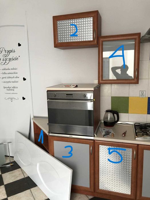 Szafka kuchenna nr 1 (narożna-trójkąt)