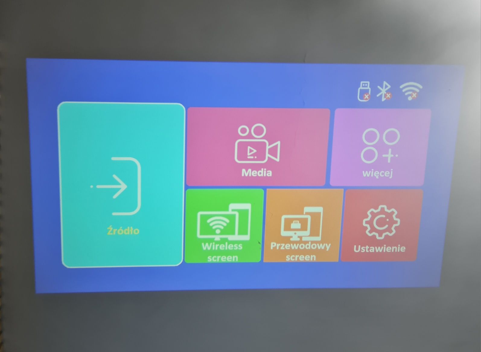 Projektor A40 Air Wireless Screen Android iOS HDMI USB 4k