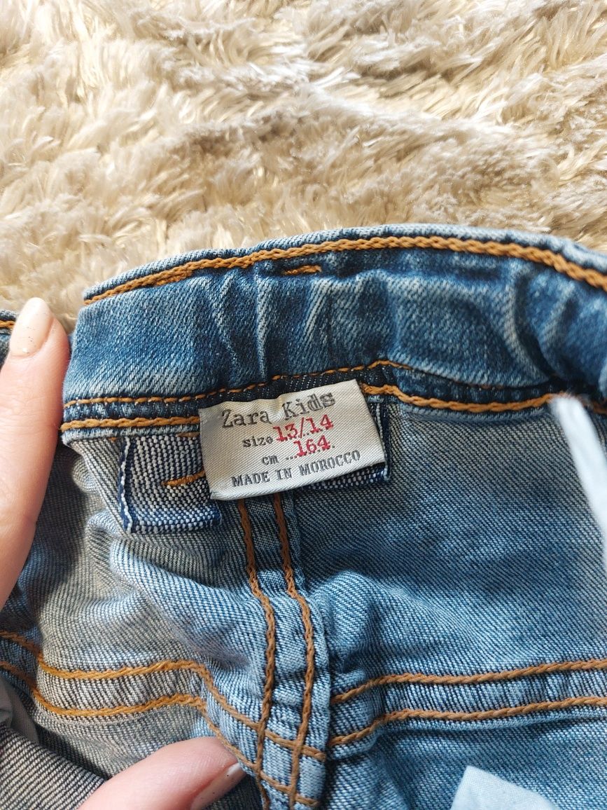 Jeansy Zara rozmiar 164