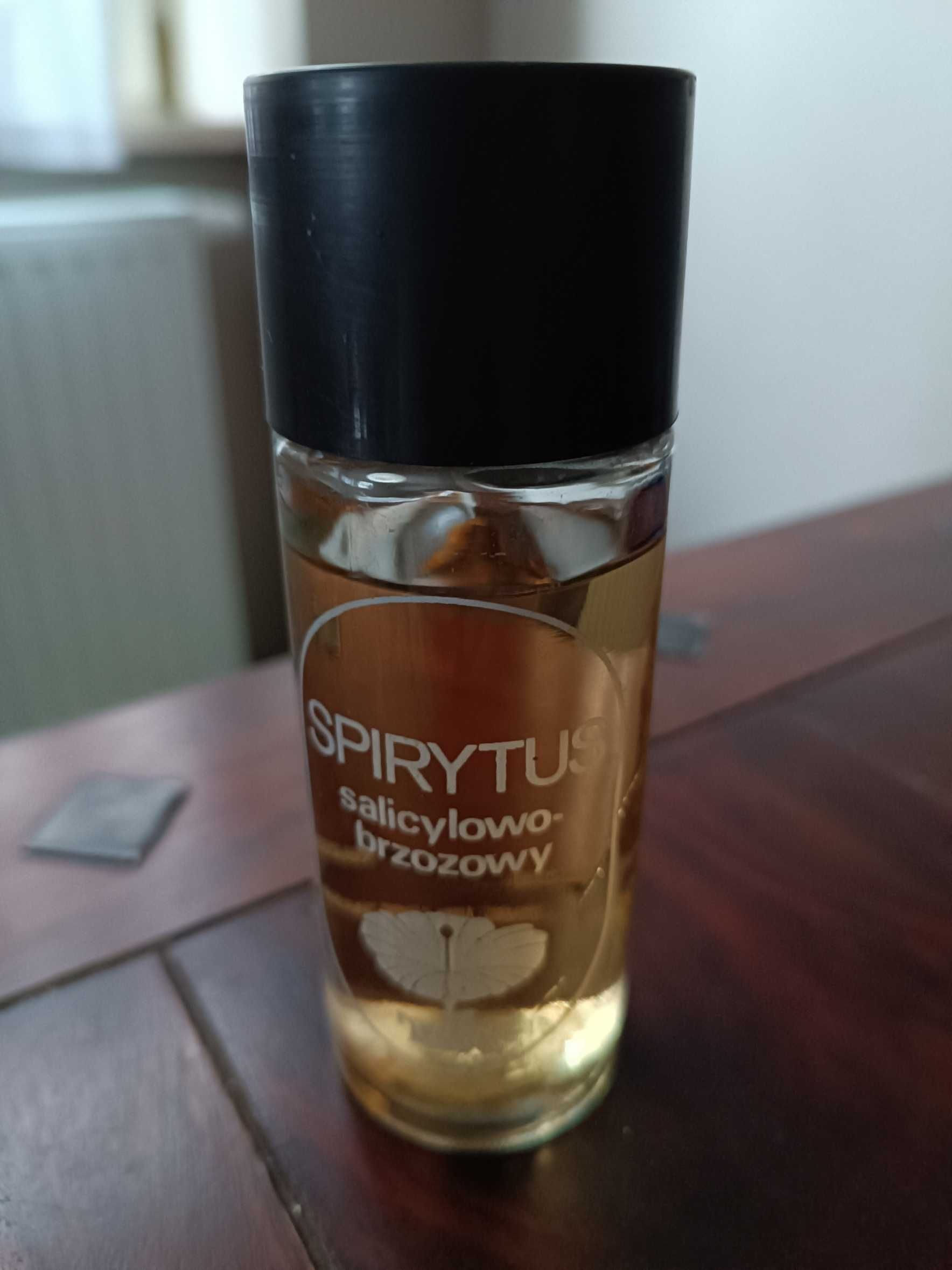 Stary spirytus salicylowo-brzozowy Pollena Malwa PRL