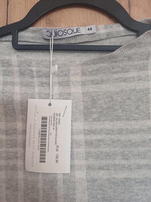 Sweter nowy z metką Quiosque szary