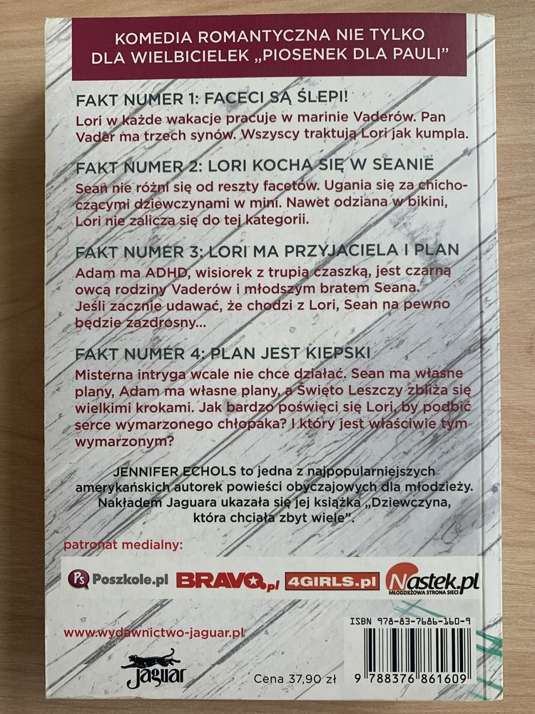 Książka "Miłość, Flirt i Inne Zdarzenia Losowe" - Jennifer Echols