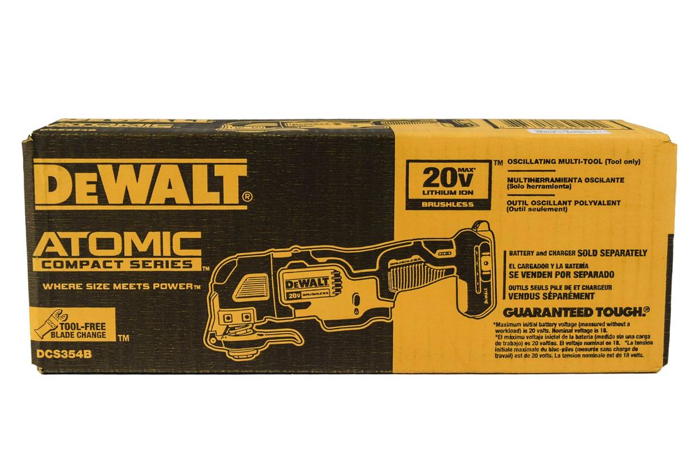 Безщіточний мультитул реноватор DeWalt DCS354 ATOMIC США Мексика