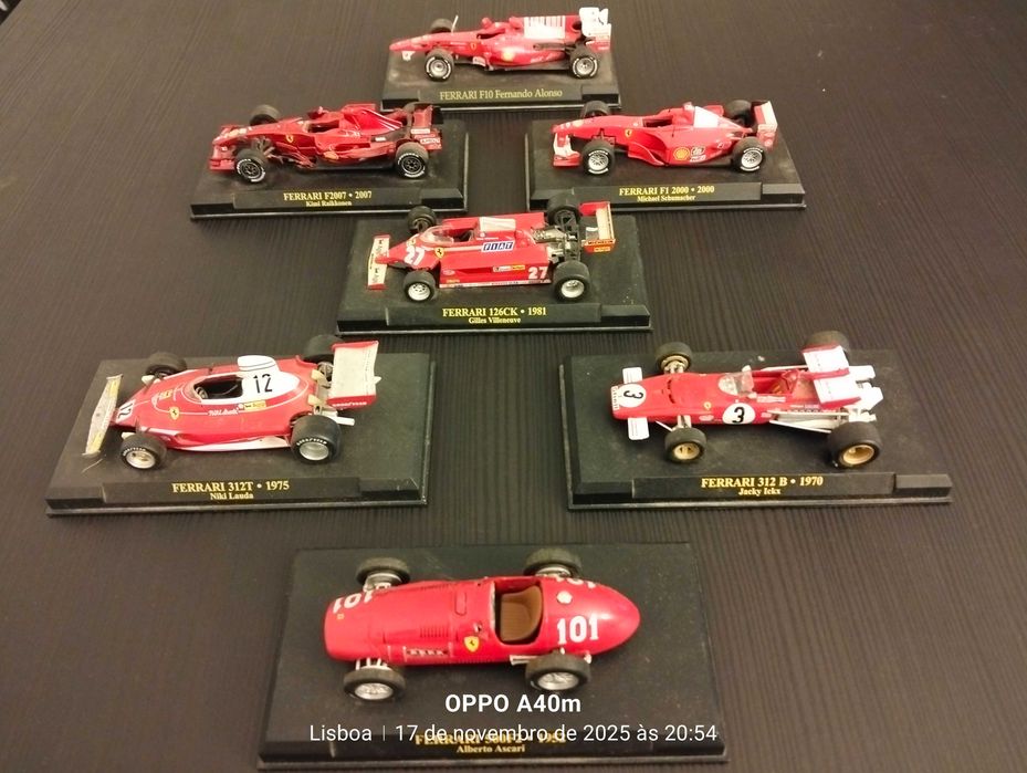Coleção Mini Ferrari