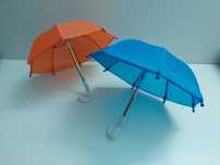6 Mini chapéus de chuva p/ decoração de montras (novos)